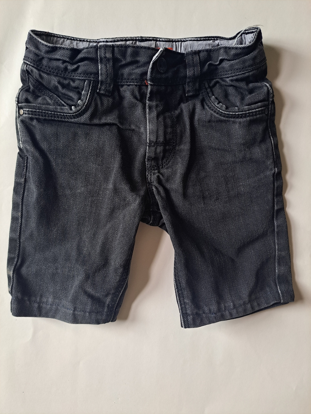 3/20$ Boys Dark Denim Shorts with Classic Five-Pocket Look 3Y